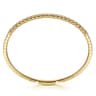 Demure - 14K Yellow Gold Diamond Bangle - 1 ct