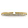 Demure - 14K Yellow Gold Diamond Bangle - 0.7 ct