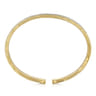 Demure - 14K Yellow Gold Diamond Bangle - 0.7 ct