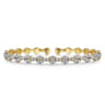 Demure - 14K Yellow Gold Diamond Bangle - 1.75 ct