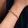 Demure - 14K Yellow Gold Diamond Bangle - 0.45 ct