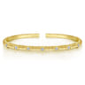 Demure - 14K Yellow Gold Diamond Bangle - 0.4 ct