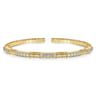 Demure - 14K Yellow Gold Diamond Bangle - 0.85 ct