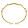 Demure - 14K Yellow Gold Diamond Bangle - 0.85 ct