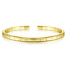 Demure - 14K Yellow Gold Open Cuff Bracelet