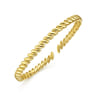 Demure - 14K Yellow Gold Plain Demure Bangle