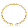 Demure - 14K Yellow Gold Pyramid Cuff Bangle Bracelet