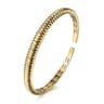 Demure - 14K Yellow Gold Shrimp Open Bangle