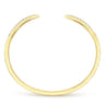 Demure - 14K Yellow Gold Split Diamond Spike Bangle - 0.5 ct