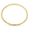 Demure - 14K Yellow Gold Two Row Diamond Bangle - 0.9 ct