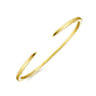 Demure - High Polished 14K Yellow Gold Split Cuff Bracelet