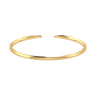 Demure - High Polished 14K Yellow Gold Split Cuff Bracelet