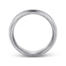 Derek - 14K White Gold 8mm - Men's Wedding Band in Satin Finish