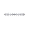 Eternity Band Wedding Ring in 14k White Gold with Round Natural Diamond at Gabriel & Co.