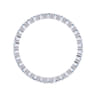 Eternity Band Wedding Ring in 14k White Gold with Round Natural Diamond at Gabriel & Co.