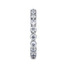 Eternity Band Wedding Ring in 14k White Gold with Round Natural Diamond at Gabriel & Co.