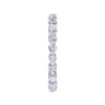 Eternity Band Wedding Ring in 14k White Gold with Round Natural Diamond at Gabriel & Co.