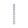 Eternity Band Wedding Ring in 14k White Gold with Round Natural Diamond at Gabriel & Co.