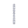 Eternity Band Wedding Ring in 14k White Gold with Round Natural Diamond at Gabriel & Co.
