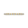 Straight Wedding Ring in 14k Yellow Gold with Round Natural Diamond at Gabriel & Co.