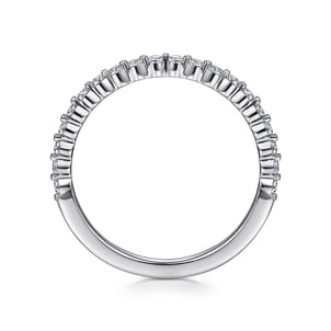 Devinne - Platinum Single Prong Diamond Anniversary Band