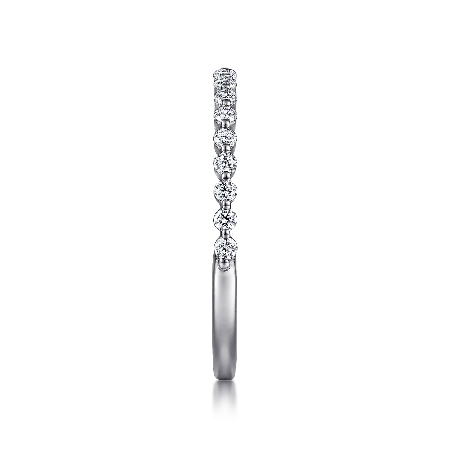 Devinne - Platinum Single Prong Diamond Anniversary Band