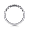 Straight Wedding Ring in Platinum with Round Natural Diamond at Gabriel & Co.