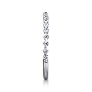 Devinne - Platinum Single Prong Diamond Anniversary Band