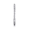 Straight Wedding Ring in Platinum with Round Natural Diamond at Gabriel & Co.