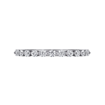 Devinne - Platinum Single Prong Diamond Anniversary Band