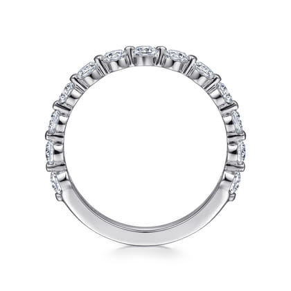 Devinne - Platinum Single Prong Diamond Anniversary Band