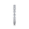 Straight Wedding Ring in Platinum with Round Natural Diamond at Gabriel & Co.