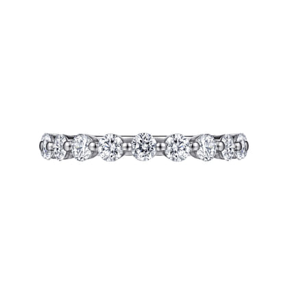 Devinne - Platinum Single Prong Diamond Anniversary Band