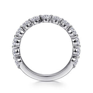 Devinne - Platinum Single Prong Diamond Anniversary Band
