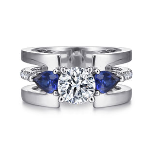 Divinity---14K-White-Gold-Round-3-Stone-Sapphire-and-Diamond-Engagement-Ring1