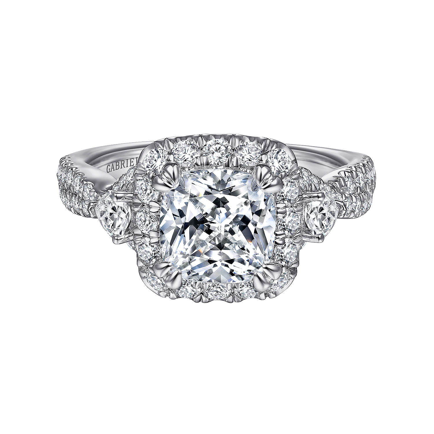 Draymond---Art-Deco-14K-White-Gold-Cushion-Three-Stone-Halo-Diamond-Engagement-Ring1