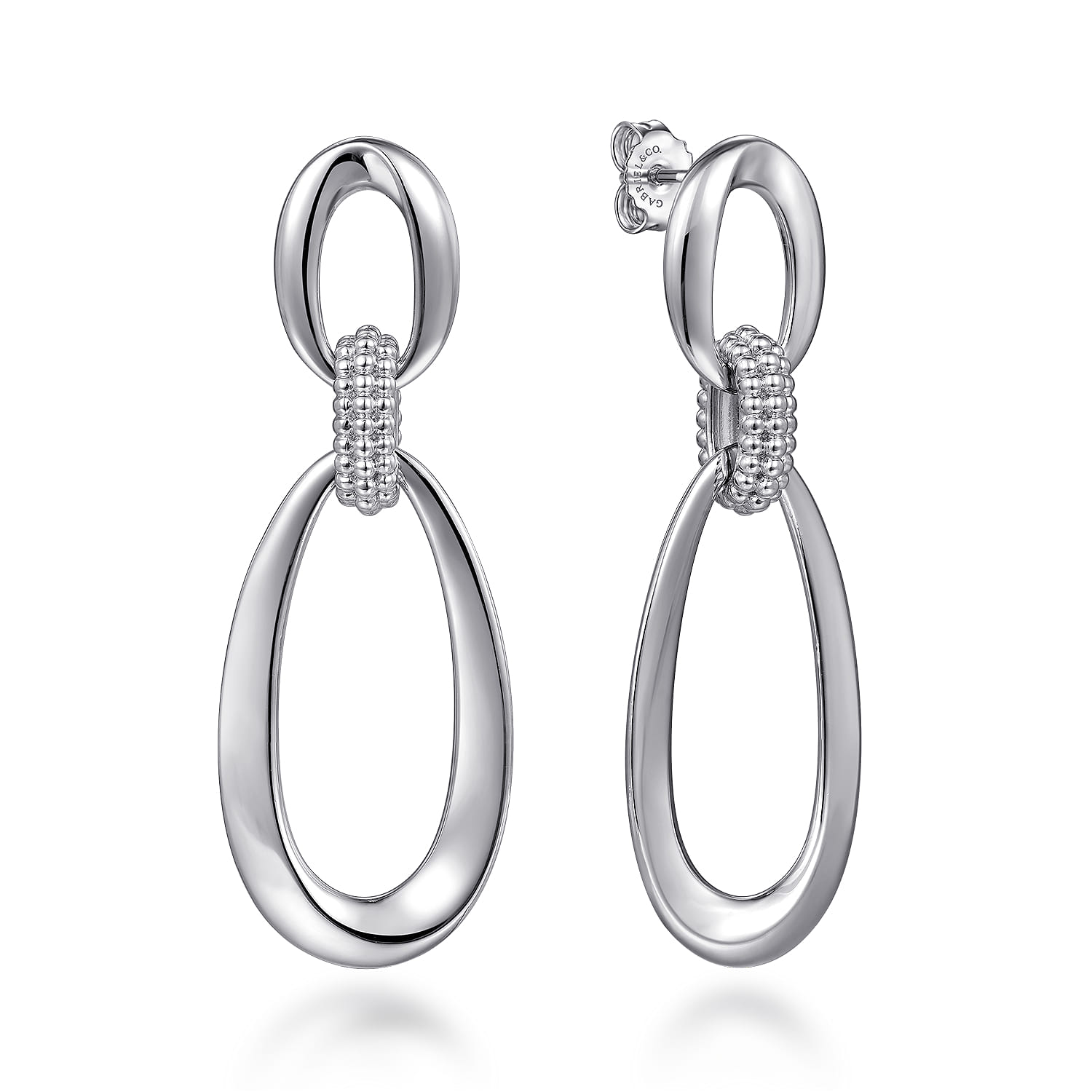 Drop Earrings Stud 925 Sterling Silver Bujukan