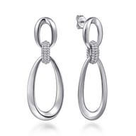 Drop Earrings Stud 925 Sterling Silver Bujukan