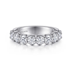 Dublin - 14K White Gold Diamond Anniversary Band