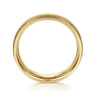 Elijah - 14K Yellow Gold 6mm - Men's Wedding Band in Sandblast Finish