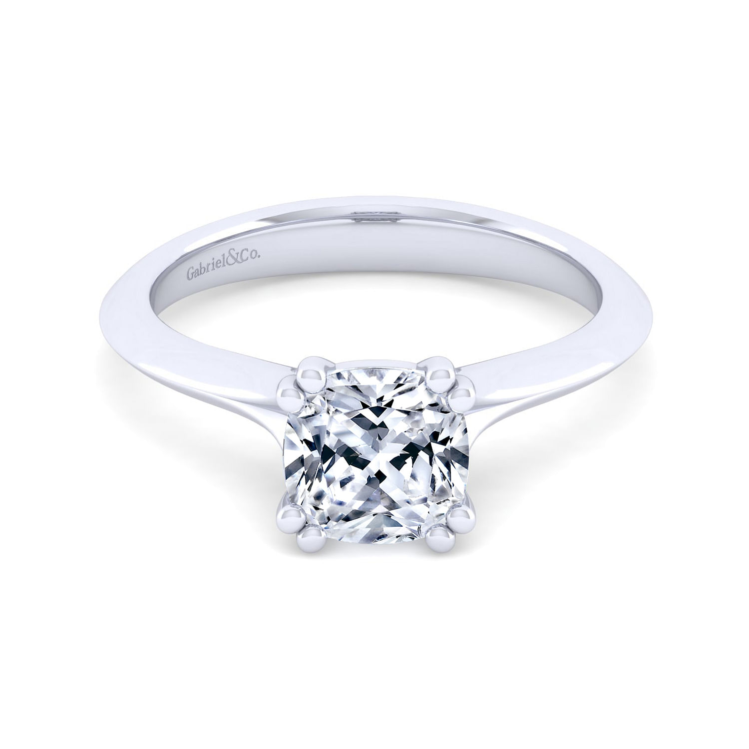 Gabriel Fashion 14K Yellow-White Gold Twisted Rope Oval Link