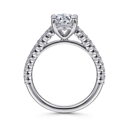 Emberlyn - Platinum Round Diamond Engagement Ring