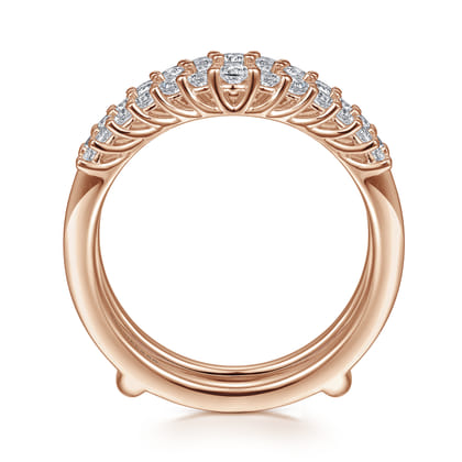 Emmalee - 14K Rose Gold Diamond Ring Enhancer