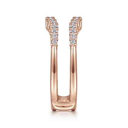 Emmalee - 14K Rose Gold Diamond Ring Enhancer