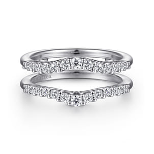 Emmalee - 14K White Gold Diamond Ring Enhancer