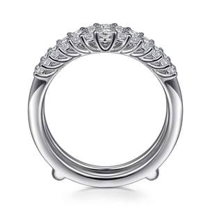 Emmalee - 14K White Gold Diamond Ring Enhancer