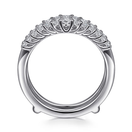 Emmalee - 14K White Gold Diamond Ring Enhancer