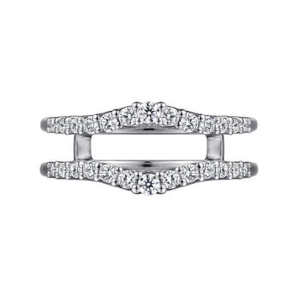 Emmalee - 14K White Gold Diamond Ring Enhancer