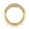 Enhancer Wedding Ring in 14k Yellow Gold with Round Natural Diamond at Gabriel & Co.