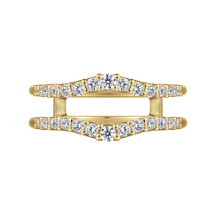 Emmalee - 14K Yellow Gold Diamond Ring Enhancer